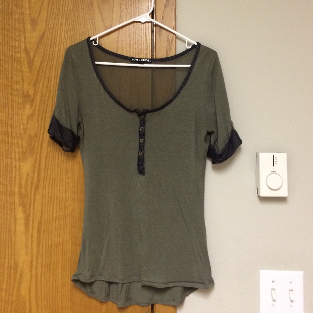 Olive green Henley