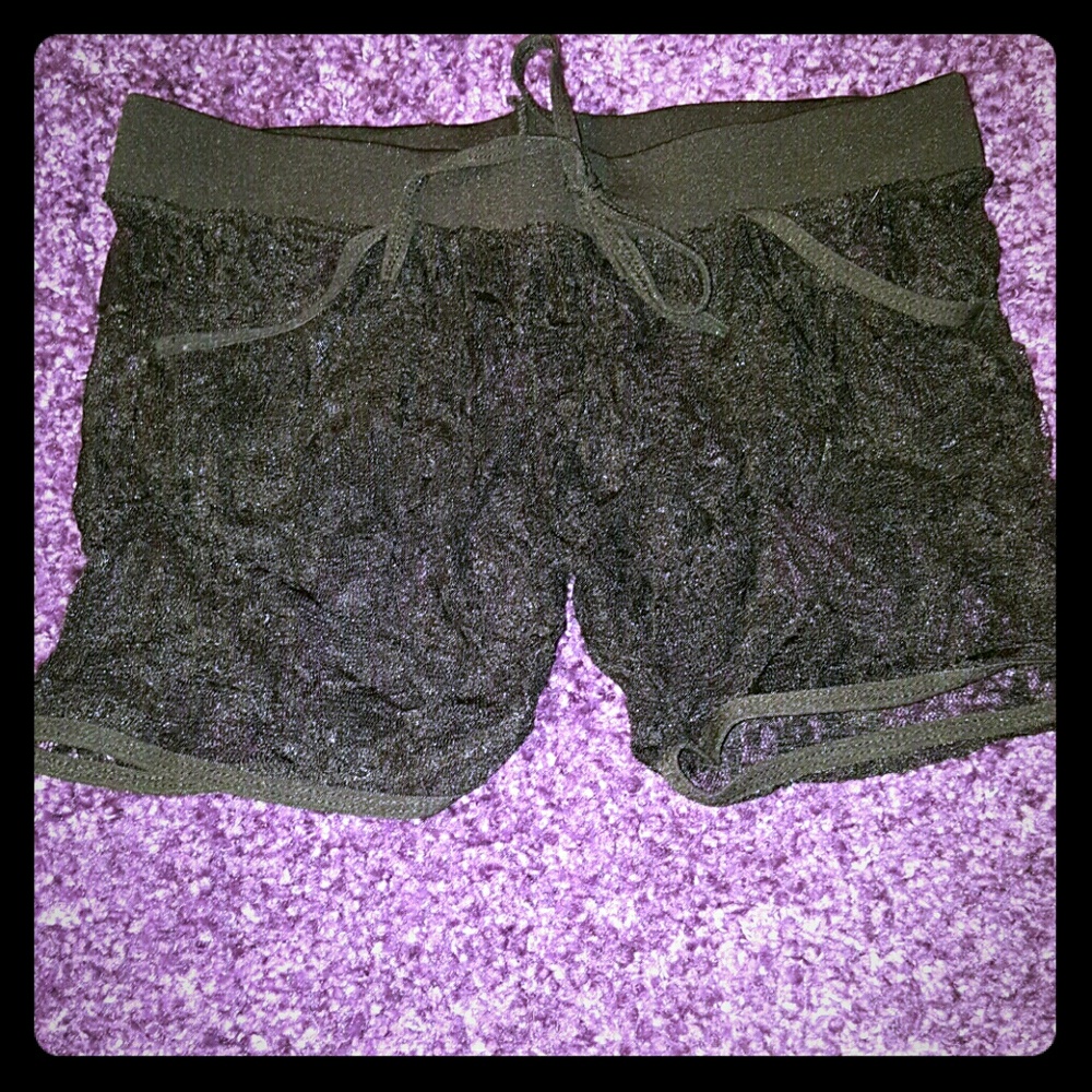 Lace Swimsuit Cover up Shorts
