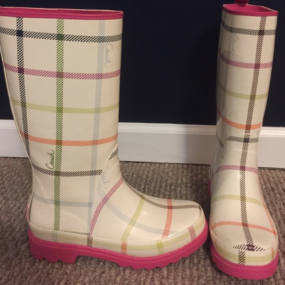 Coach rain boots