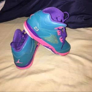 Air Jordan Retro 5 girls sky blue