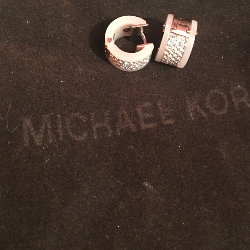 Michael Kors loop earrings