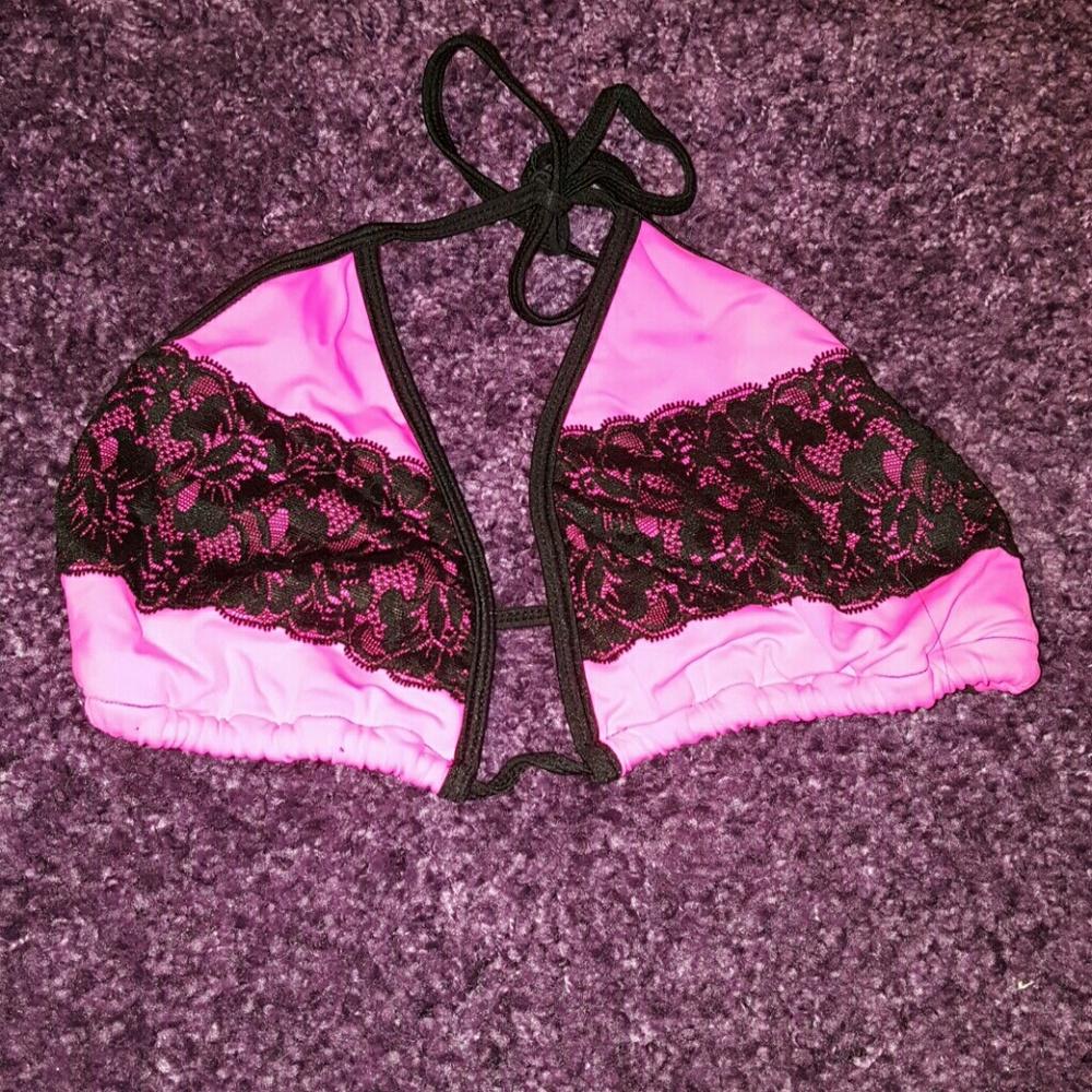 Hot Pink Bikini Top D-DD