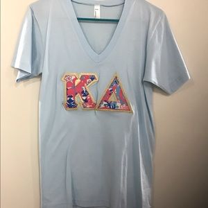 Kappa Delta letter shirt