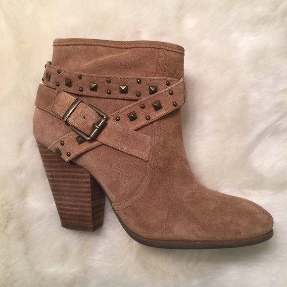 BCBG Suede Ankle Booties - Picture 2 of 5