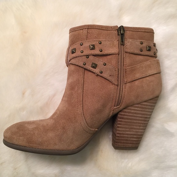 BCBG Suede Ankle Booties - Picture 3 of 5