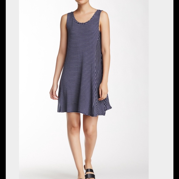 The Vanity Room Dresses & Skirts - NEW🏮VANITY ROOM New Small Stripe Blue Mini Dress