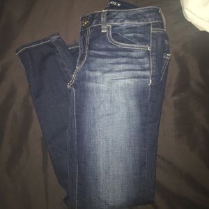 short skinny jeans