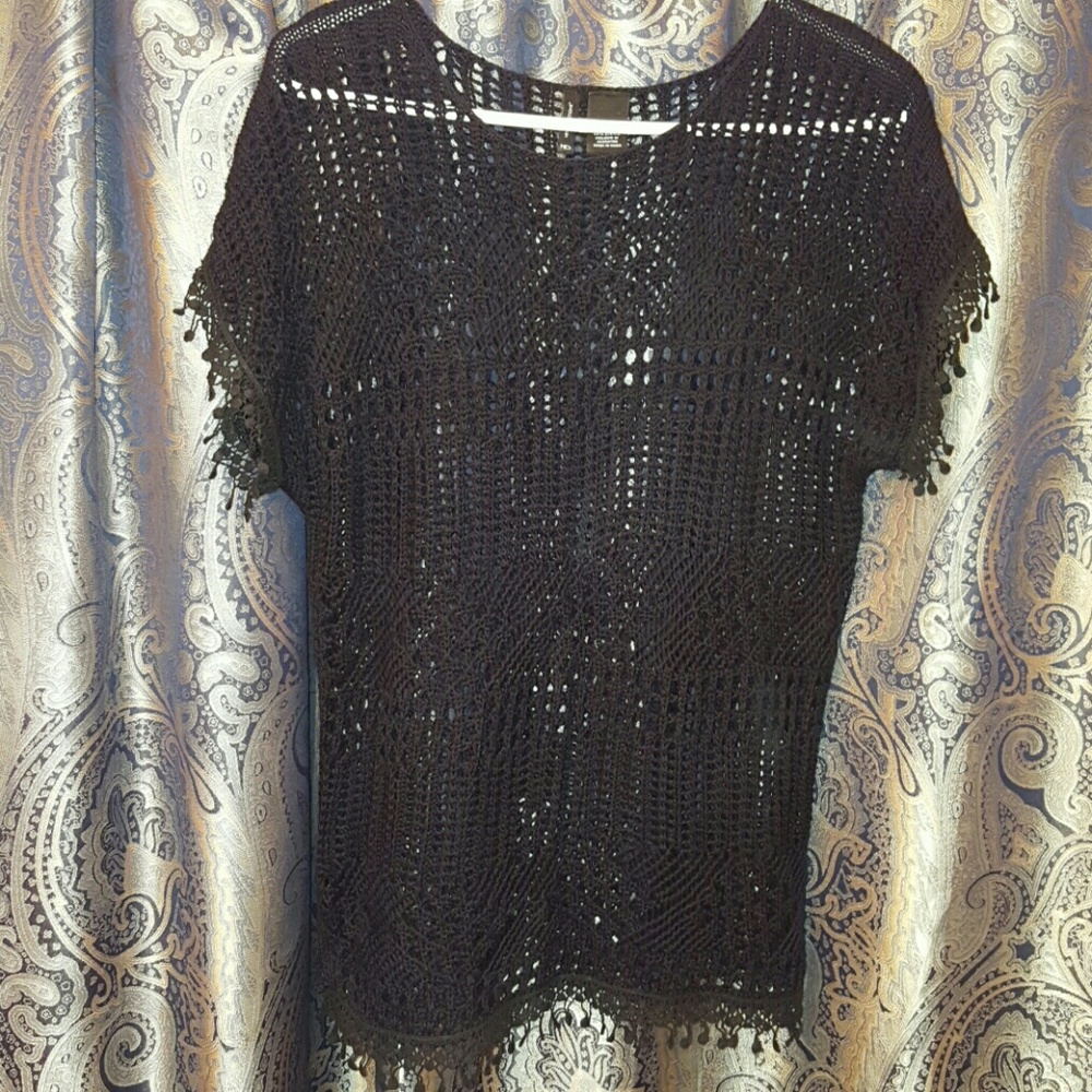 New Directions Open Weaver Sweater