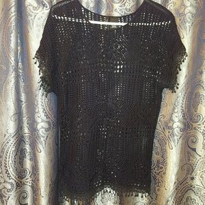 New Directions Open Weaver Sweater