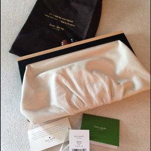 Kate Spade leather clutch. NWT