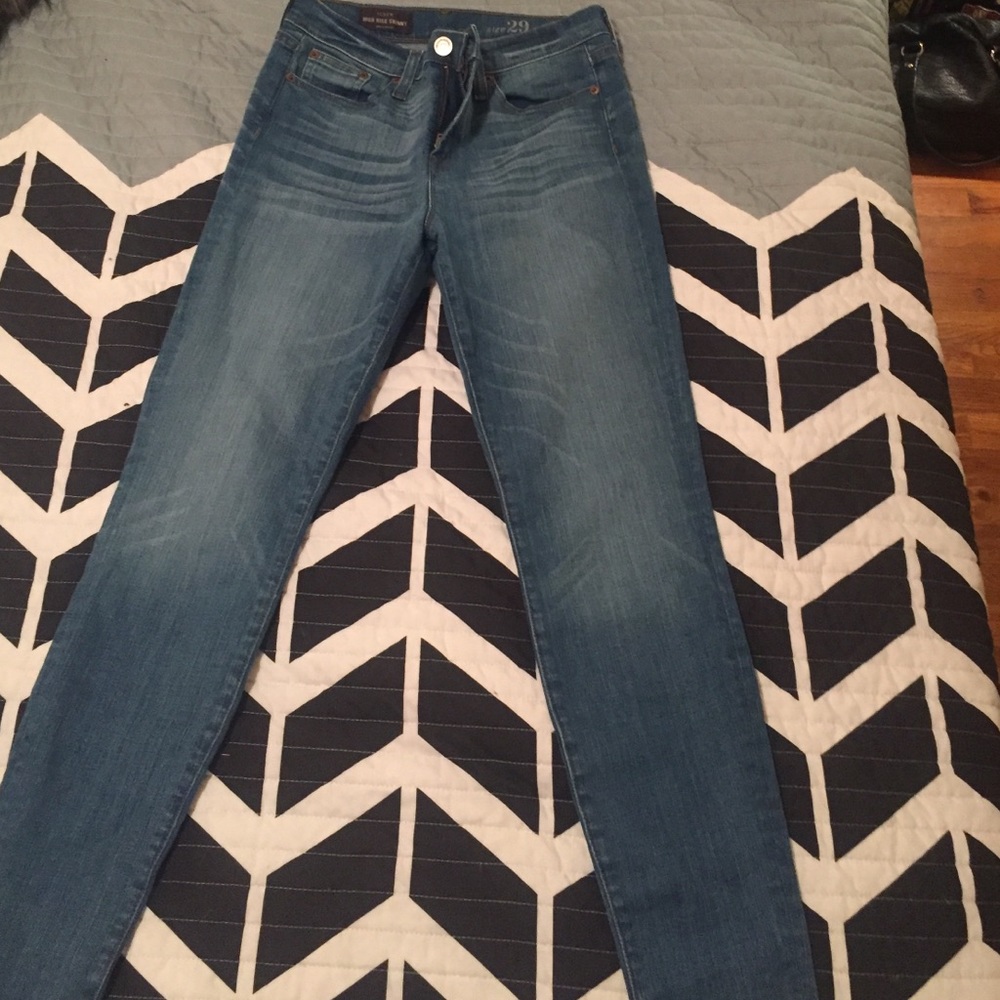 J Crew High rise skinny jeans