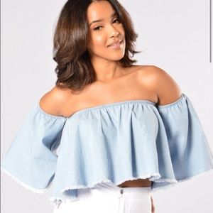 Off shoulder top