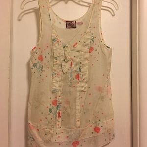 Juicy Couture sheer blouse