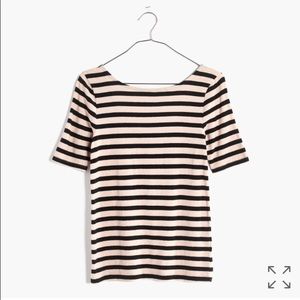NWT Madewell Scoop Back Tee