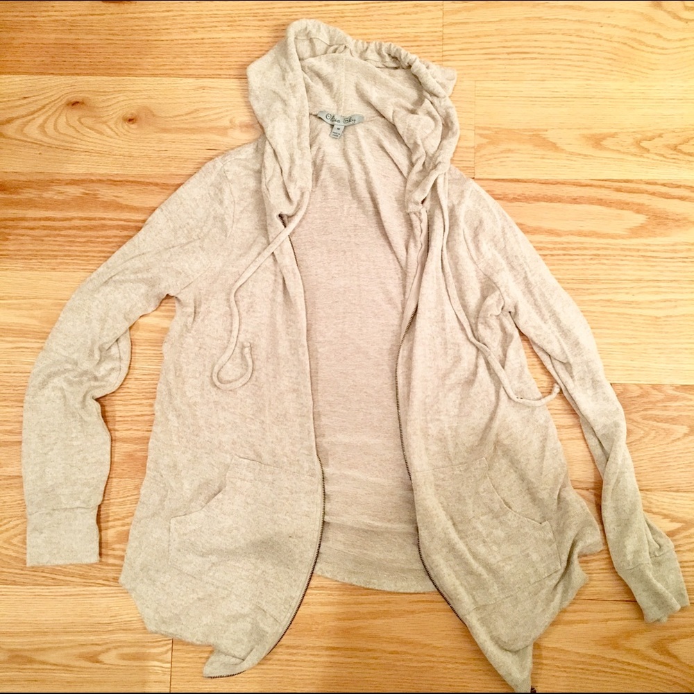 Tan Olivia Sky zip up