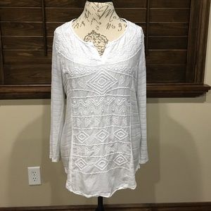 Embroidered Cotton Top