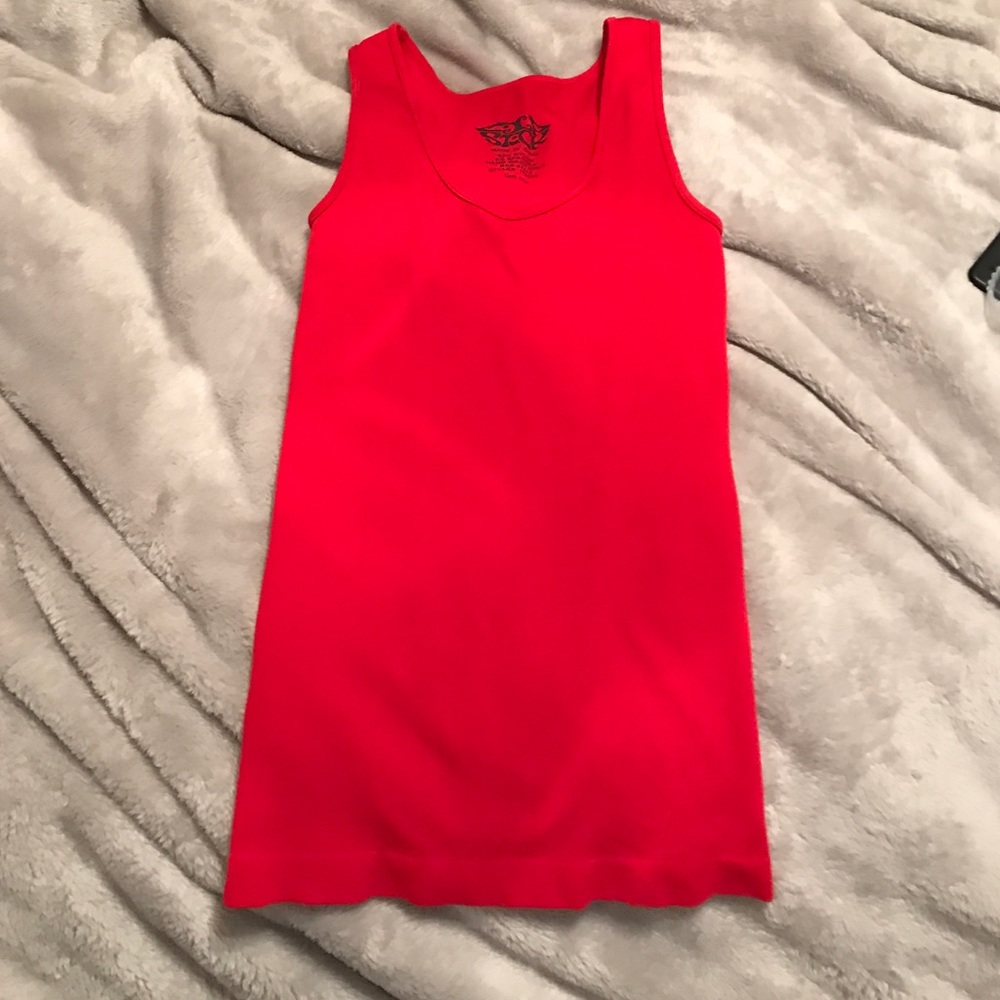 Red tank top
