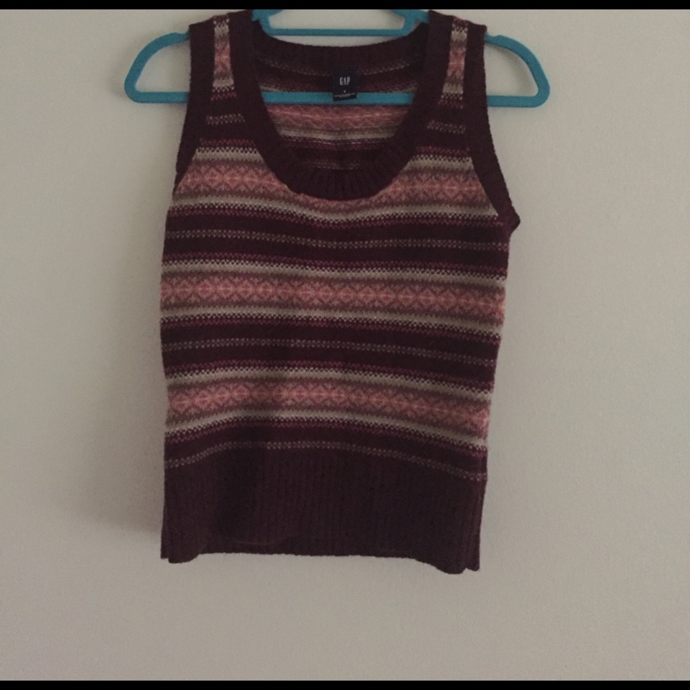 Gap Fair Isle Sweater Vest - Size Small