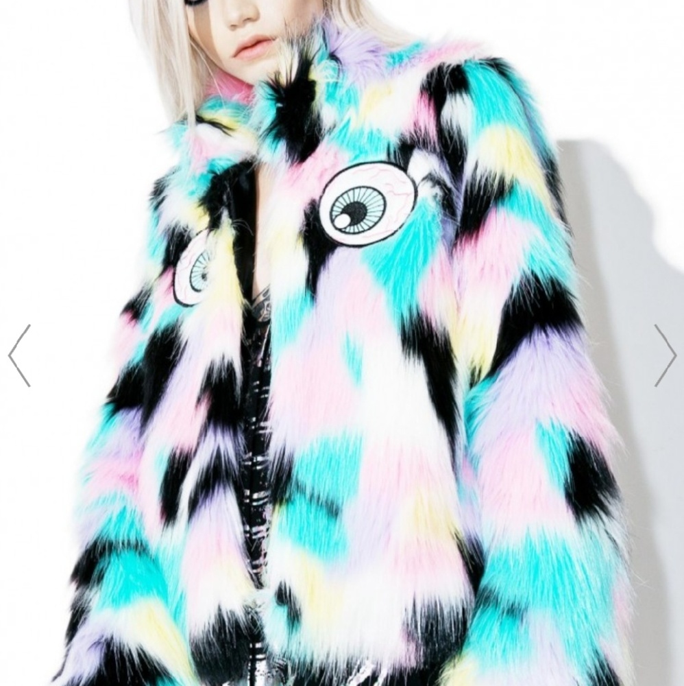 Iron fist i see you fur jacket