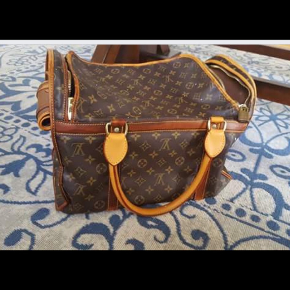 ๐๐SOLD๐๐Small Louis Vuitton Dog Carrier - Picture 1 of 4
