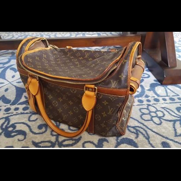 🍍🍍SOLD🍍🍍Small Louis Vuitton Dog Carrier - Picture 2 of 4