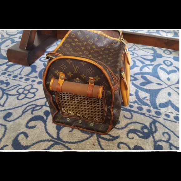 🍍🍍SOLD🍍🍍Small Louis Vuitton Dog Carrier - Picture 3 of 4