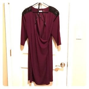 NWT never been worn sequin shoulder dress