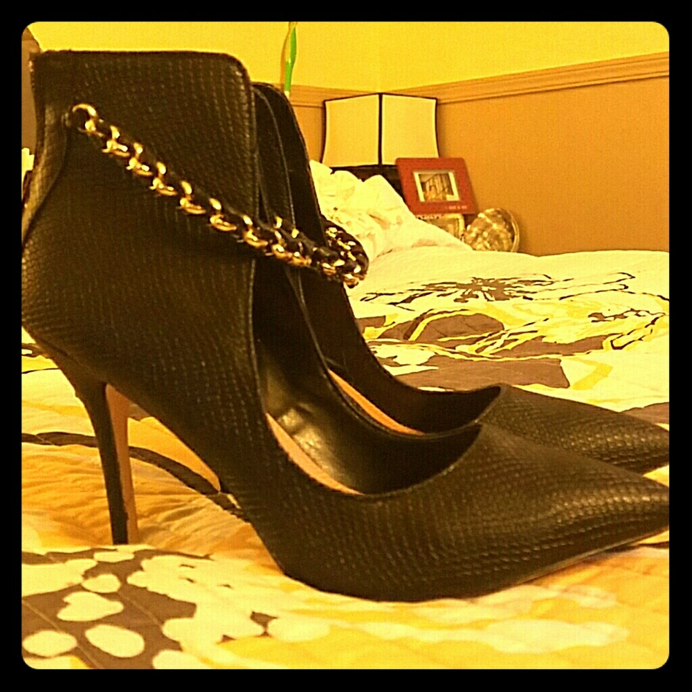 3 inch blk heels