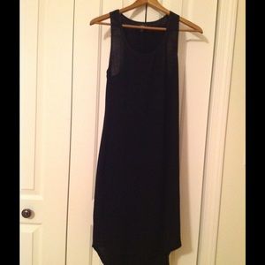 Black hi-low midi dress Mossimo size S/P