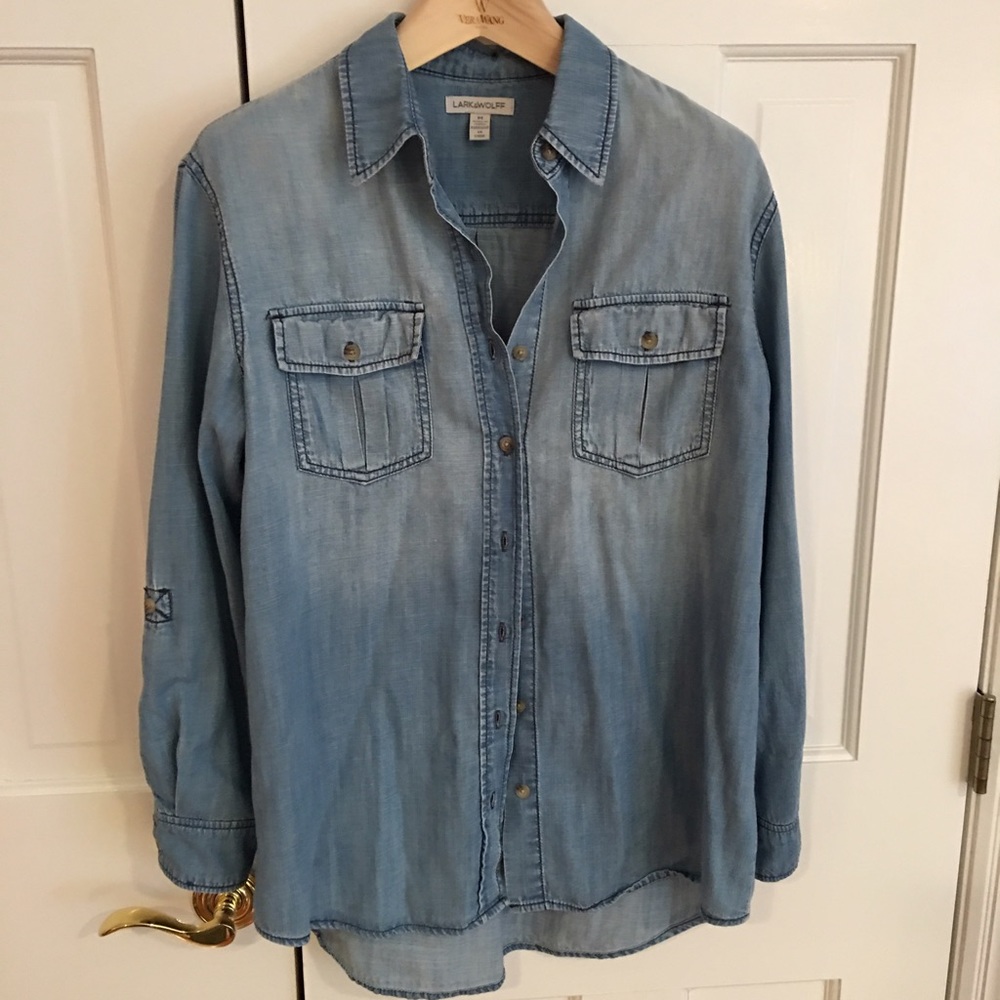 Urban Outfitters Denim Blouse