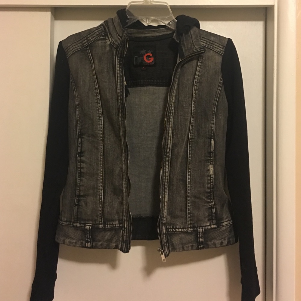 G by Guess denim hooded jacket.