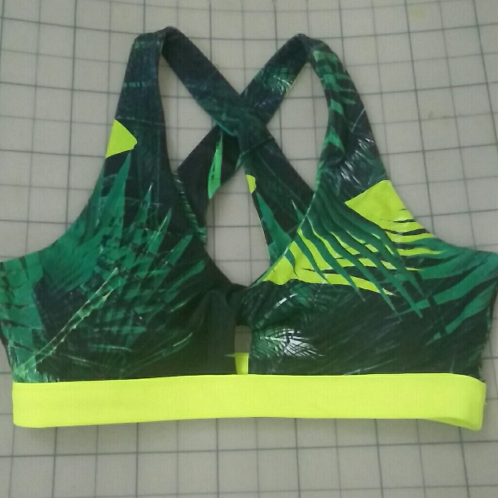 Fabletics Ellie Sports Bra Rainforest Print - XS