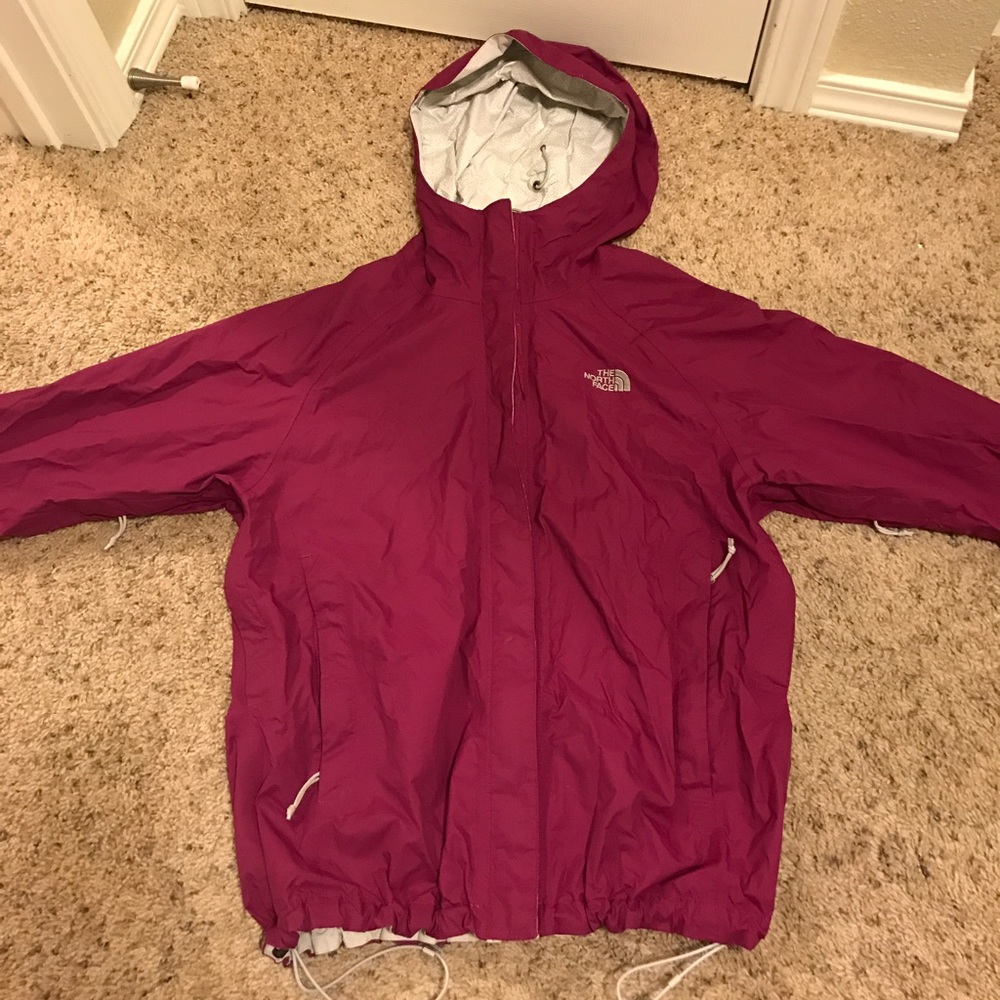 North face light weight rain jacket