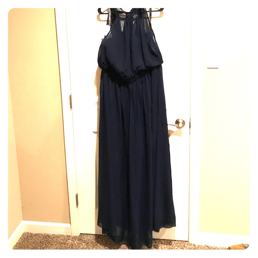 NWT blue bridesmaids jumpsuit