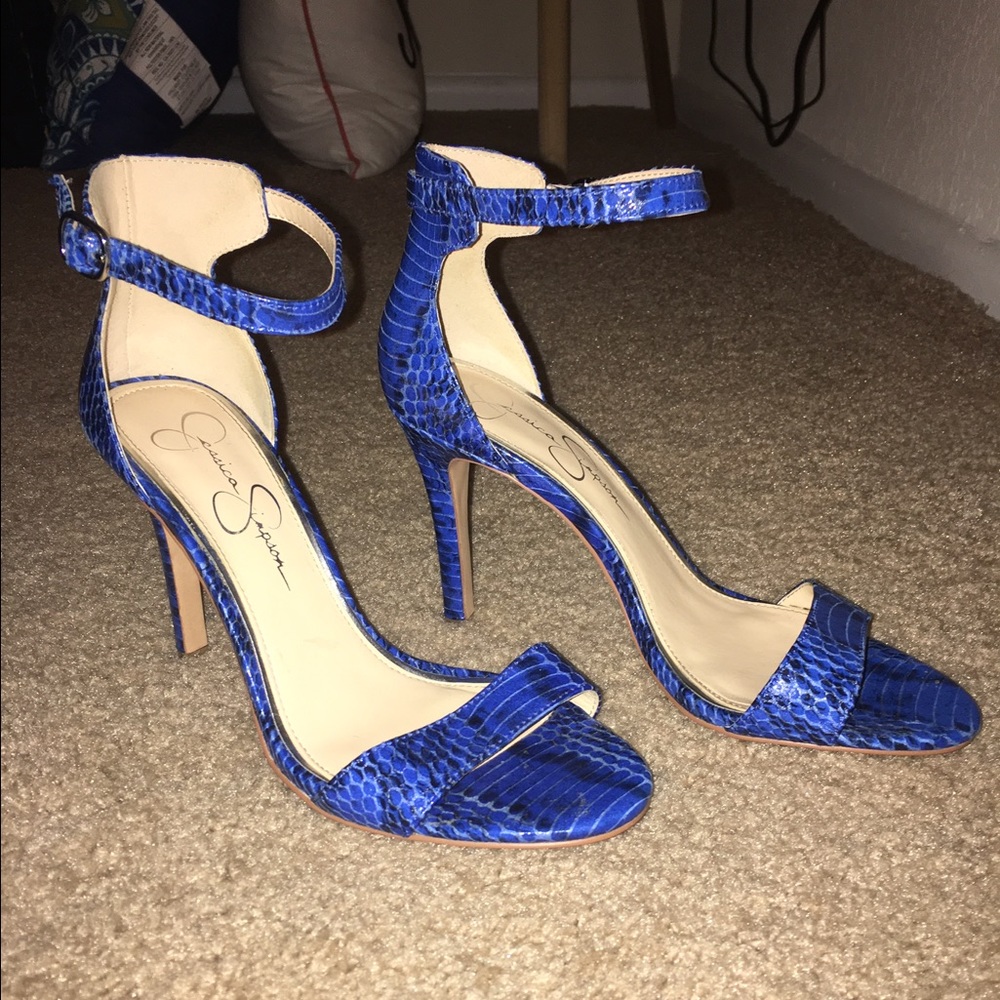 Jessica Simpson strappy heels