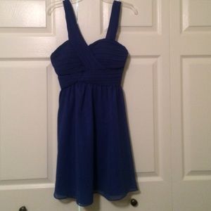 Royal blue dress