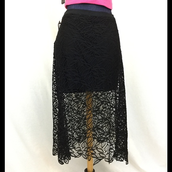 🚨LIBERTY GARDEN NEW Medium Lace Maxi Skirt - Picture 3 of 4
