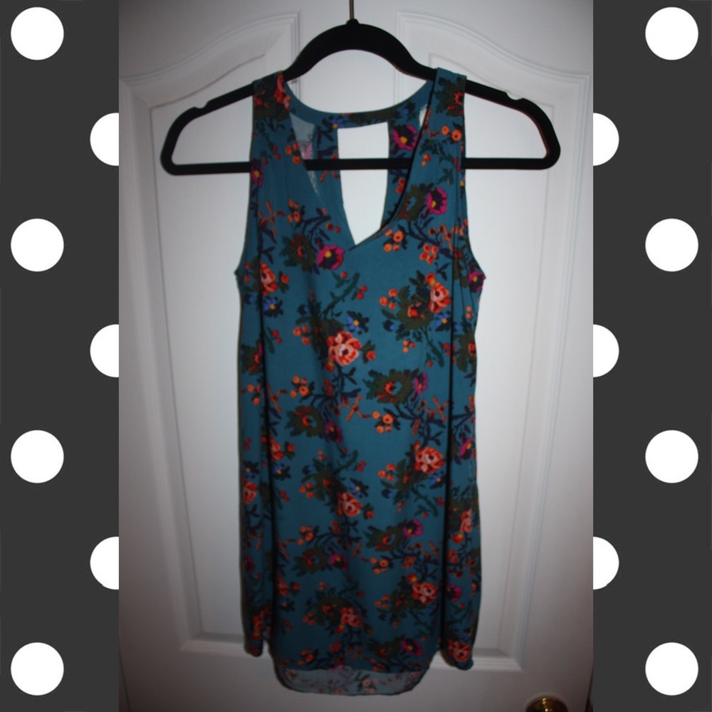 Old Navy Blue Floral Dress
