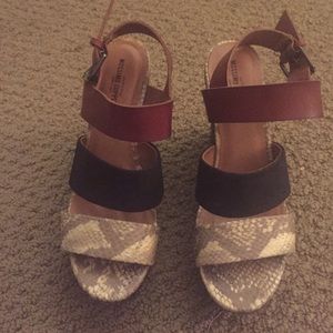 Snakeskin Wedges