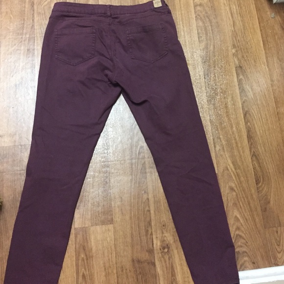 MNG maroon skinny jeans - Picture 2 of 2