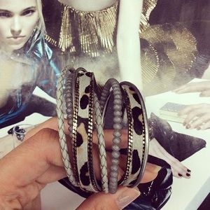 Magnetic Leather Bracelet