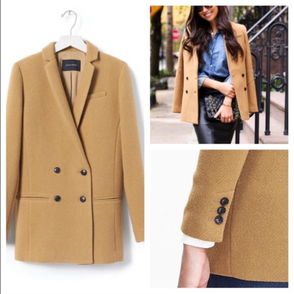 SOLD! Banana Republic Double Breasted Camel Blazer