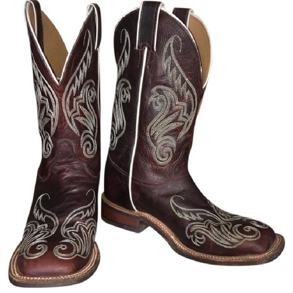 Justin Boots Shoes - Justin Boots Bent Rail Cowgirl Boots - Square Toe