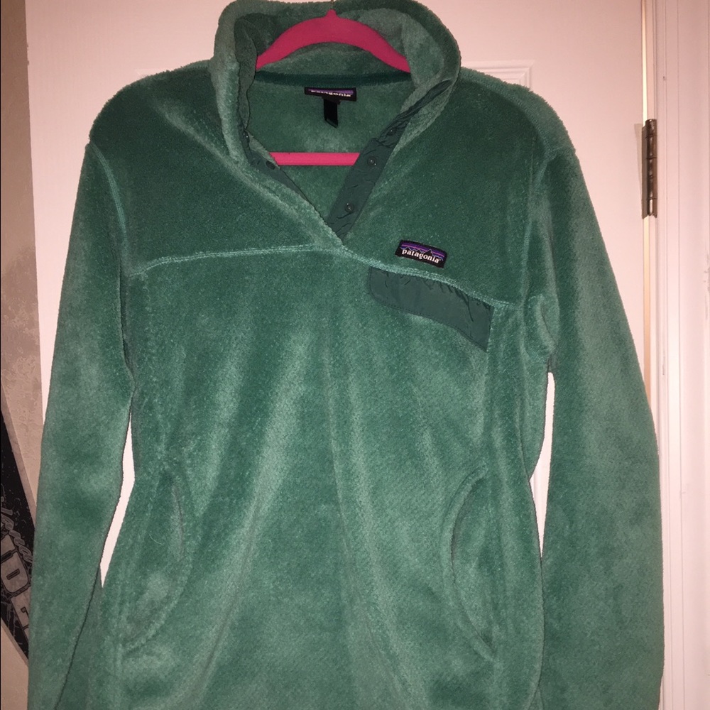 Teal Patagonia pullover