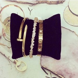 Gold Crystal Bracelet