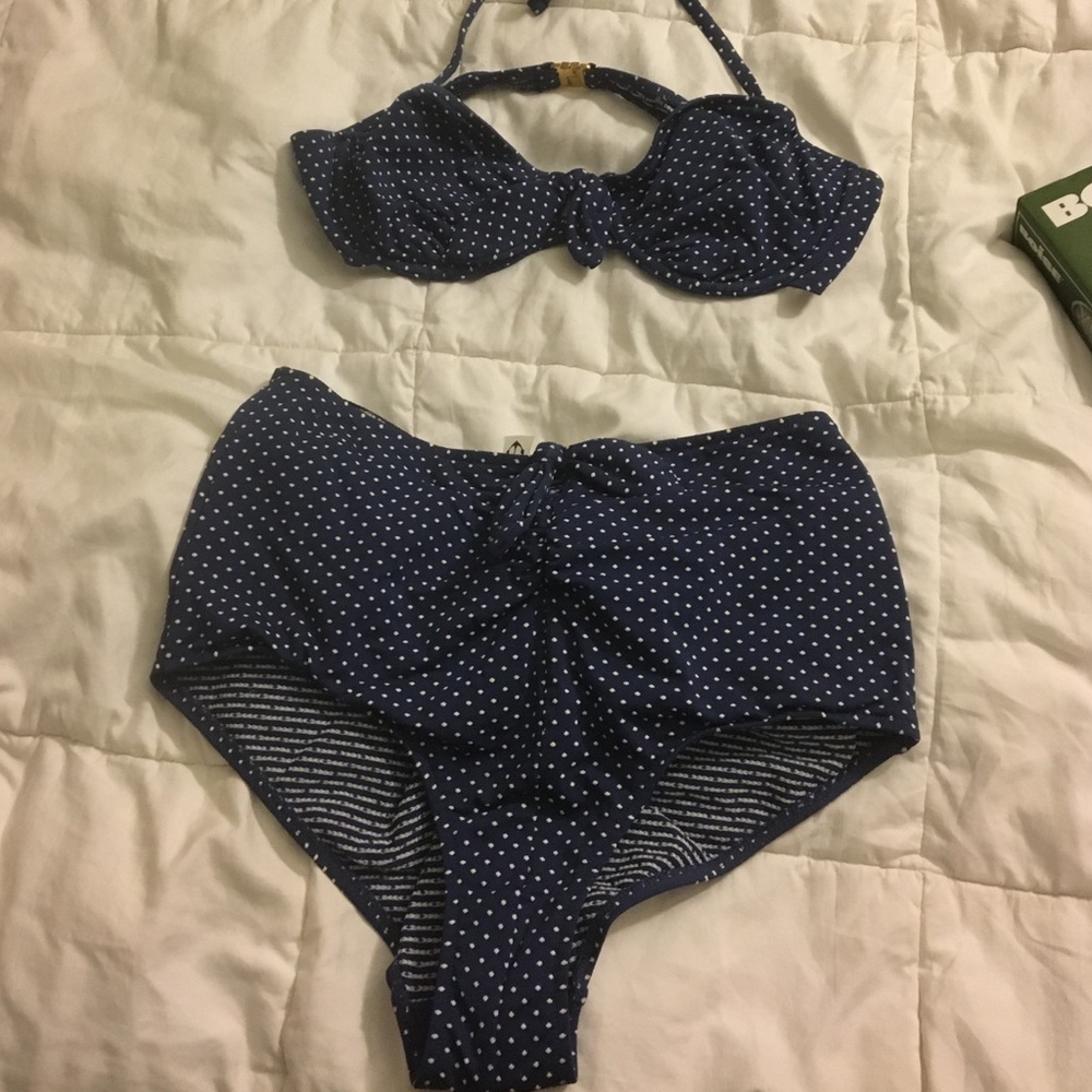 Urban Outfitters high wasted bathing suit set