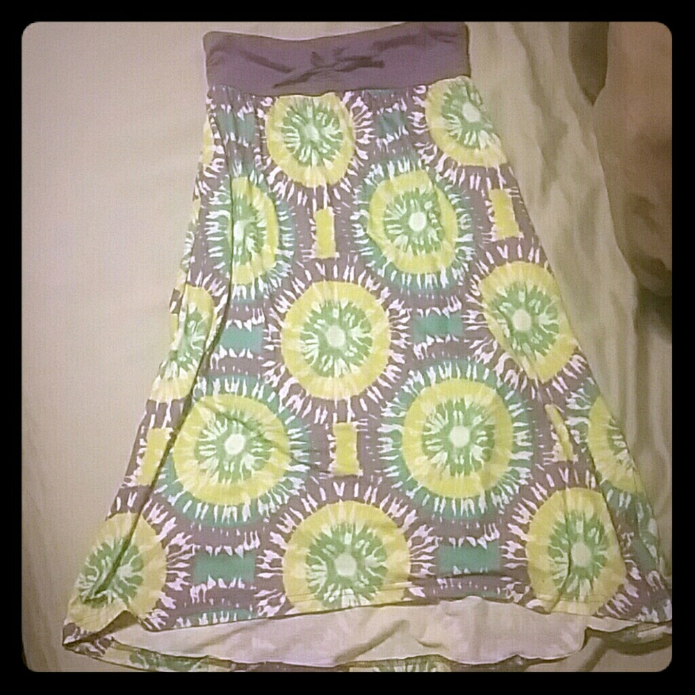 Ankle length flowy skirt