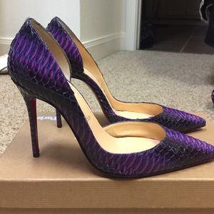 Christian Louboutin Iriza Watersnake