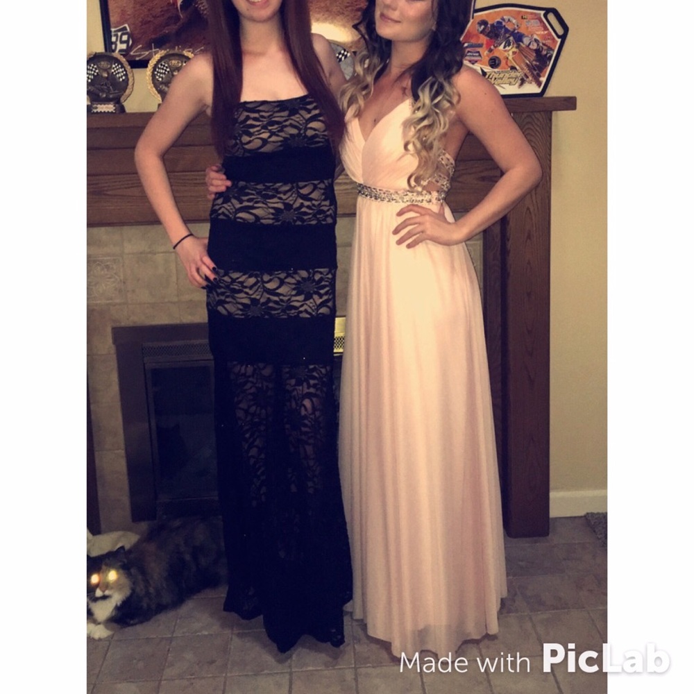 Pink prom dress size 3
