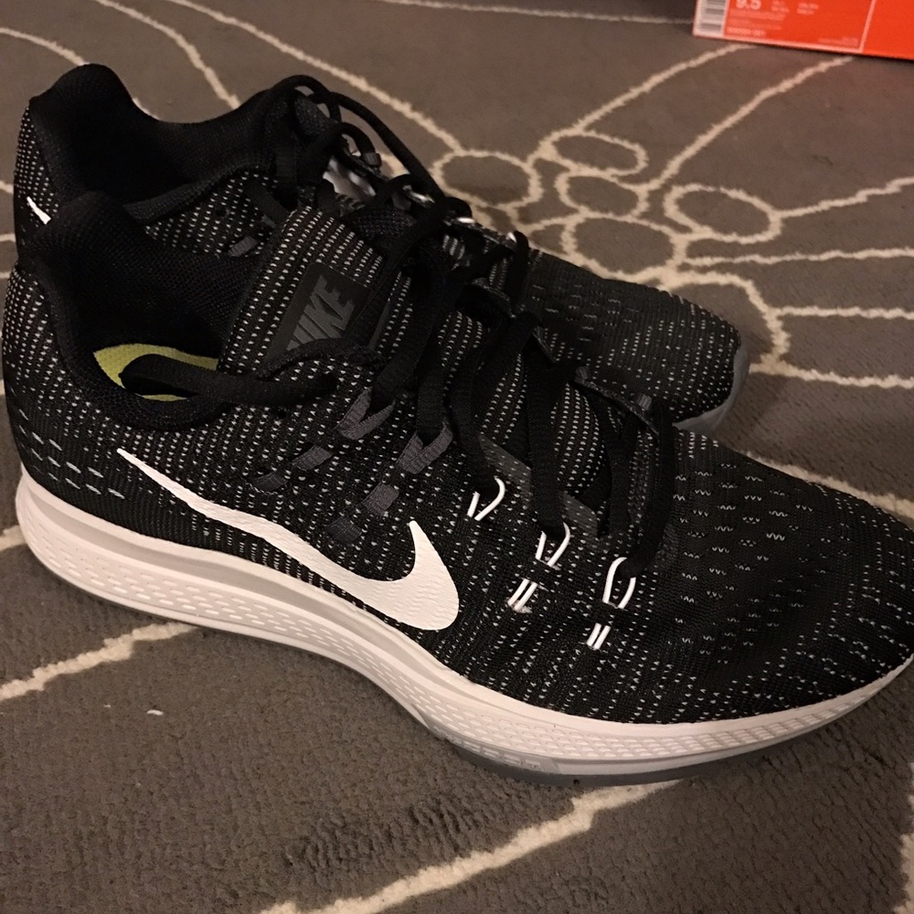 Black and White Nike Air Zooms